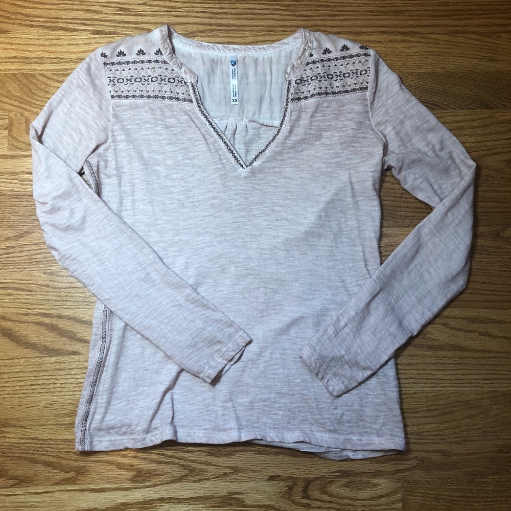 KUHL Long Sleeve Organic Cotton Top